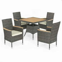 Load image into Gallery viewer, 5 Piece Patio Dining Set With Table
