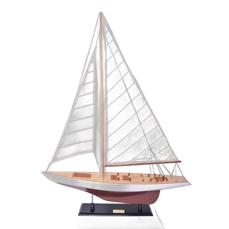 Hand Painted Model Boat (624674) - Beige