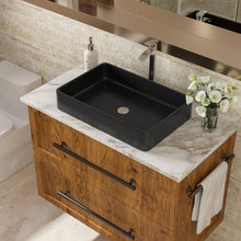 Load image into Gallery viewer, Modern European Design Ceramic Rectangular Vessel Bathroom Sink
