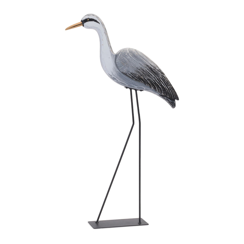 Bird Figurine - Black / White