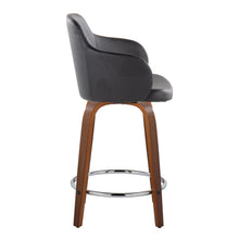 Load image into Gallery viewer, Boyne - Contemporary Fixed Height Counter Stool With Swivel With Round Footrest (Set of 2)
