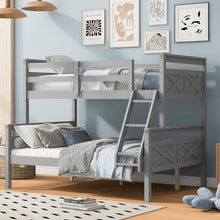 Load image into Gallery viewer, Bunk Bed With Ladder And Safety Guardrail
