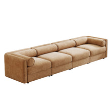 Load image into Gallery viewer, Stylish Sofa With Storage Seat And Cylindrical Backrest
