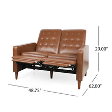 Load image into Gallery viewer, Manville - Contemporary Tufted Loveseat Pushback Recliner
