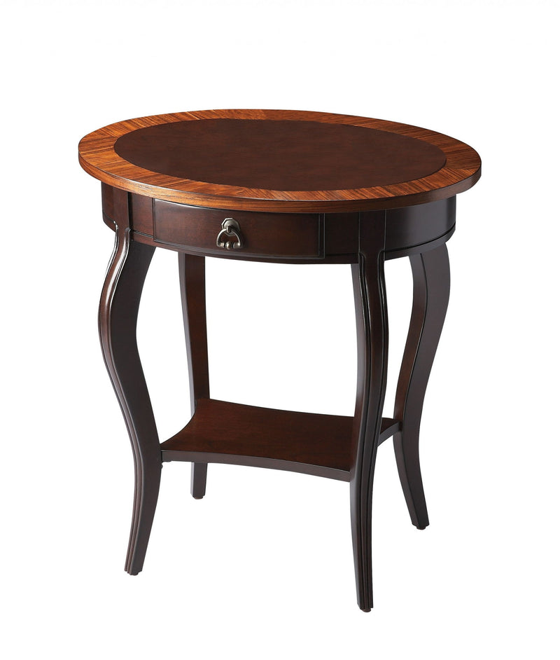 Nouveau Oval Accent Table - Cherry