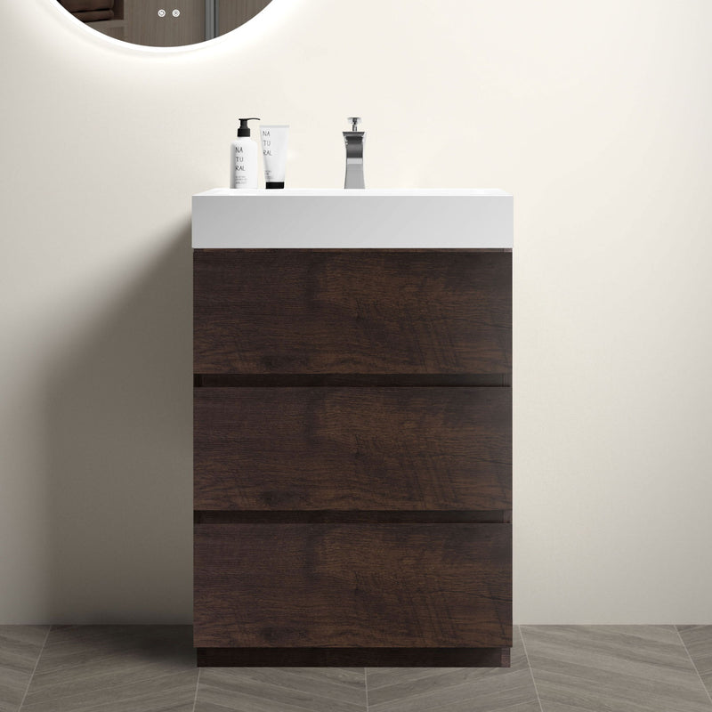 Alice - Bathroom Vanity With Large Storage, Freestanding