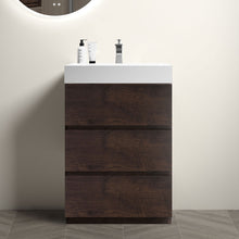 Load image into Gallery viewer, Alice - Bathroom Vanity With Large Storage Freestanding Bathroom Vanity, Sink For Modern Bathroom, One-Piece Sink Basin Without Drain And Faucet
