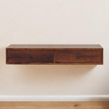 Load image into Gallery viewer, Lunar - 2 Drawer Wall Mounted Console - Brown
