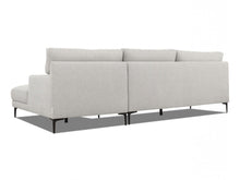 Load image into Gallery viewer, Contemporary Squared Edge Left Facing Sectional Sofa - Dove
