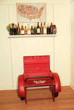 Load image into Gallery viewer, Retro Metal Delivery Box Accent Side Table - Red
