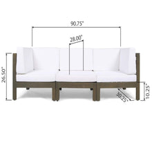 Load image into Gallery viewer, Oana - 3 Piece Sofa Set With Water Resistant Cushions
