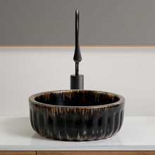 Load image into Gallery viewer, Vessel Sink, Above Counter Small Bowl - Black
