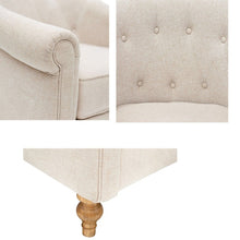 Load image into Gallery viewer, Fayette - Tufted Accent Arm Chair - Cream
