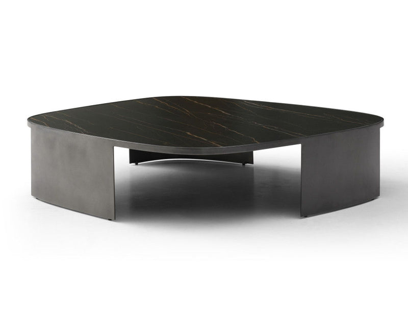 47" Ceramic Tile Coffee Table - Black
