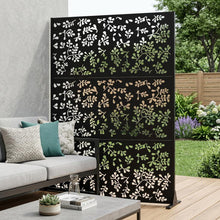 Load image into Gallery viewer, Three Panel Screen Room Divider (720048) - Black
