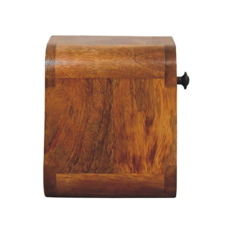 Solid Wood One Drawer Floating Nightstand (731545) - Brown