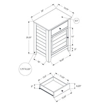 Load image into Gallery viewer, Accent Nightstand, Storage Drawer, Transitional
