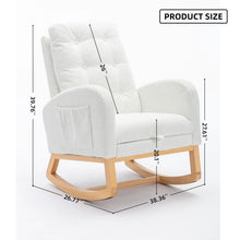 Load image into Gallery viewer, Accent Rocking Chair With Footrest, High Back
