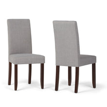 Load image into Gallery viewer, Wood Dining Parsons Chairs (Set of 2) - Gray / Brown
