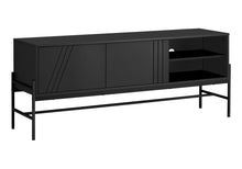 Load image into Gallery viewer, TV Stand, Modern Design Console, Media Entertainment Center, Storage Cabinet, Contemporary &amp; Modern - Black
