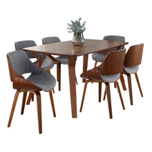 Load image into Gallery viewer, Folia Fabrizzi - 7 Piece Mid Century Modern Dining Set
