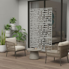 Load image into Gallery viewer, Three Panel Screen Room Divider (562891) - White
