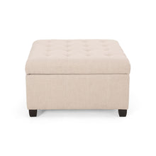 Load image into Gallery viewer, Isabella - Contemporary Ottoman With Storage
