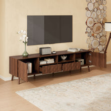 Load image into Gallery viewer, TV Stand With Drawers And Cable Management - Walnut
