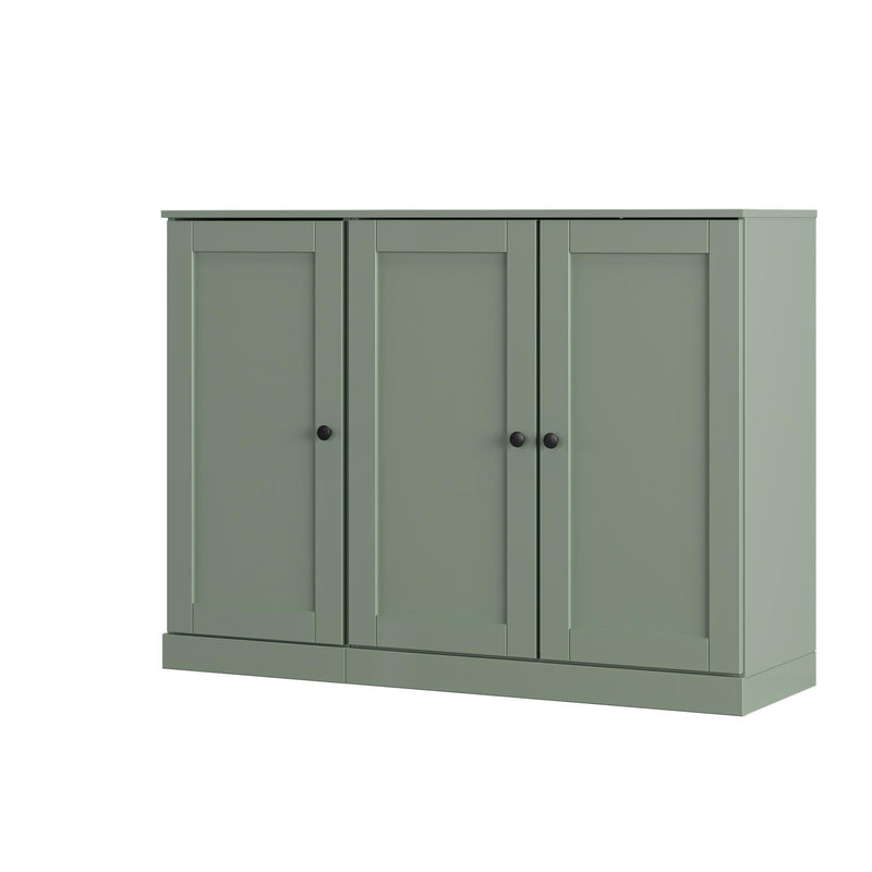 Solid Woodshoe Storage Cabinet (755983) - Sage