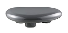 Load image into Gallery viewer, Wood Steel Oval Coffee Table - Gray / Steel
