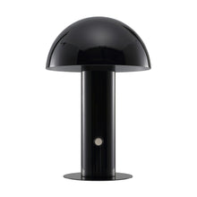 Load image into Gallery viewer, 11" Novelty USB Table Lamp With Globe Shade - Black
