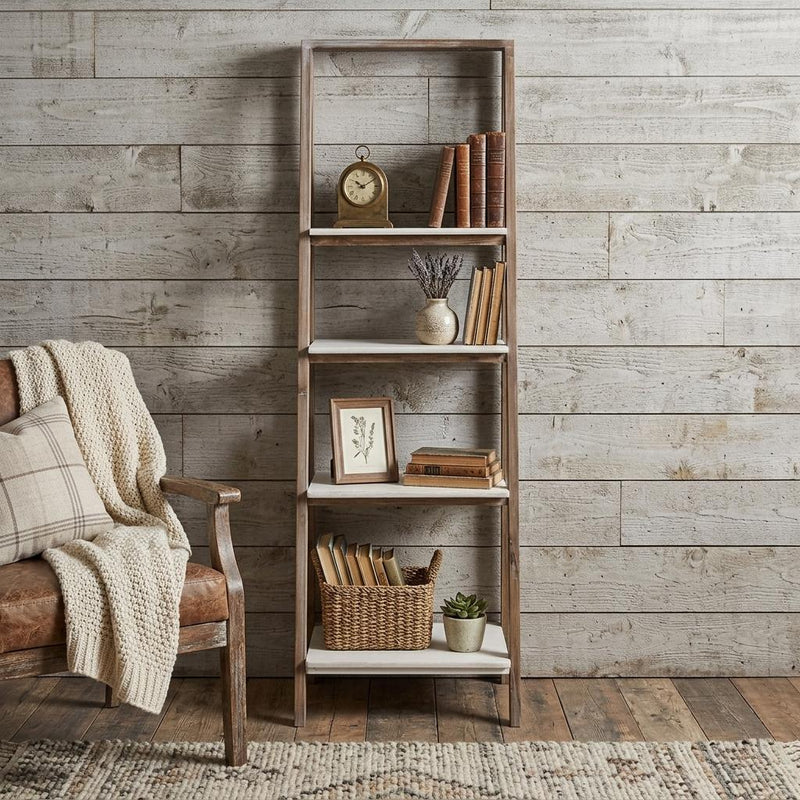 Four Tier Step Bookcase (738641) - White