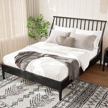 Load image into Gallery viewer, Bohemian Platform Bed With Tall Headboard
