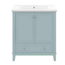 Load image into Gallery viewer, Modern Bathroom Vanity With Sink Combo, Doors And Drawer
