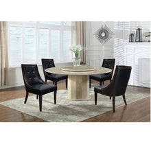 Load image into Gallery viewer, Clair - Tufted Dining Room Side Chair (Set of 2) - Dark Coffee / Black
