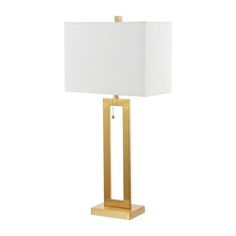 Table Lamps With Shades (Set of 2) - Brass