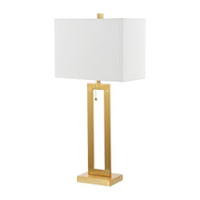 Load image into Gallery viewer, Table Lamps With Shades (Set of 2) - Brass
