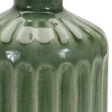 Load image into Gallery viewer, Striped Bud Table Vase - Green
