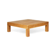 Load image into Gallery viewer, Mythical - Square Outdoor Coffee Table With Frame And Slat Top - Teak
