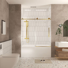 Load image into Gallery viewer, Frameless Shower Door, Smooth Sliding Tracks

