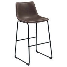 Load image into Gallery viewer, Armless Bar Stool (Set of 2) - Brown
