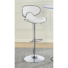 Load image into Gallery viewer, Edenton - Upholstered Adjustable Bar Stool (Set of 2) - White
