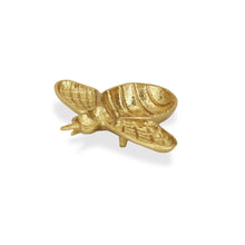 Load image into Gallery viewer, 8" Bumble Bee Cast Iron Vanity Tray - Gold
