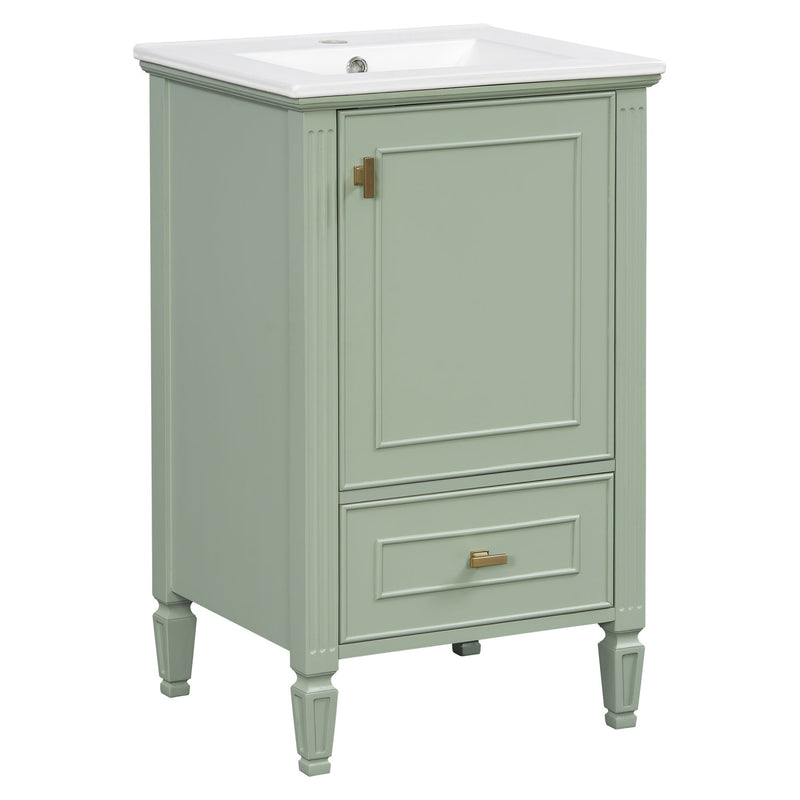Retro Bathroom Vanity With Sink