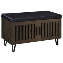 Load image into Gallery viewer, Clackamas - 2 Door Storage Bench With Padded Seat
