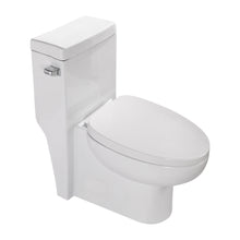 Load image into Gallery viewer, Modern Ceramic 1 Piece Toilet With Soft Closing Seat - White
