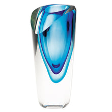 Load image into Gallery viewer, Abstract Cylinder Free Table Vase - Clear / Clear
