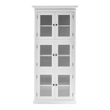 Load image into Gallery viewer, Solid Wood Frame Standard Accent Cabinet With Six Shelves - White
