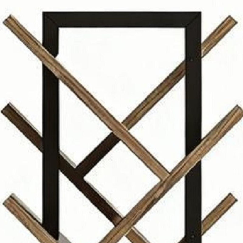 Sixteen Tier Etagere Bookcase - Brown