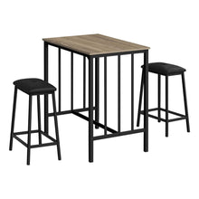 Load image into Gallery viewer, 3 Pieces Dining Set, Counter Height, Rectangular, Small, Contemporary &amp; Modern
